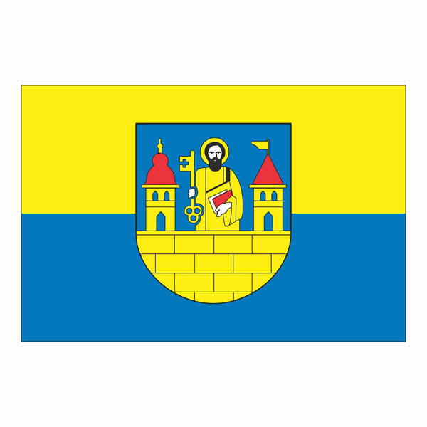 Die Flagge der Stadt Reichenbach im Vogtland.