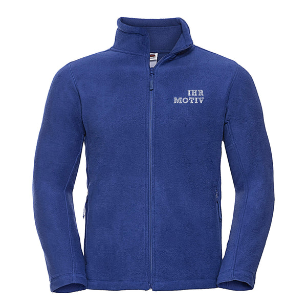 Royalblaue Jacke aus wärmendem Fleece