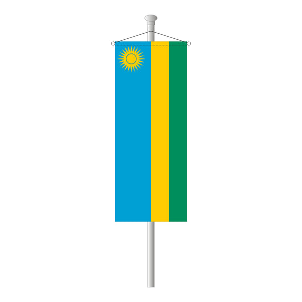 Ruanda Bannerfahne