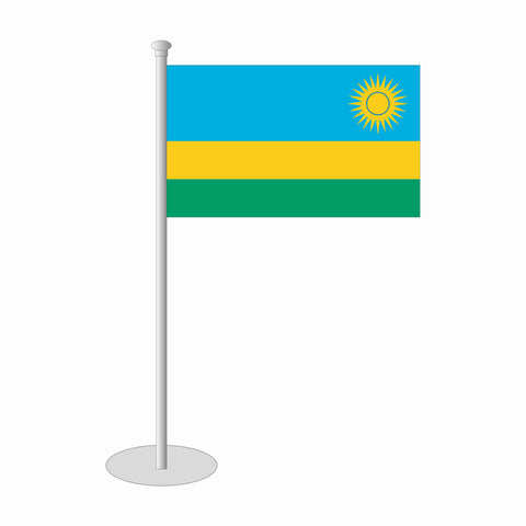 Ruanda Tischfähnchen