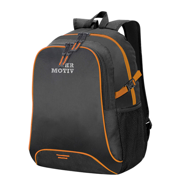 Rucksack mit seitlichen Netztaschen für Getränkeflaschen