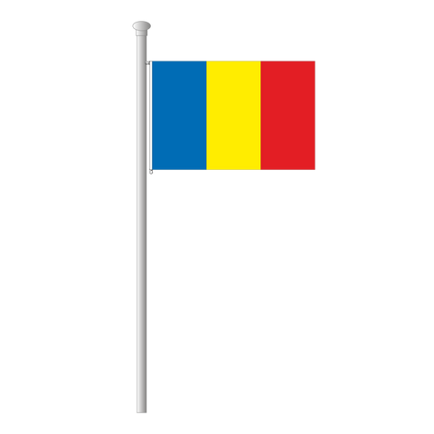 Rumänien Flagge Querformat