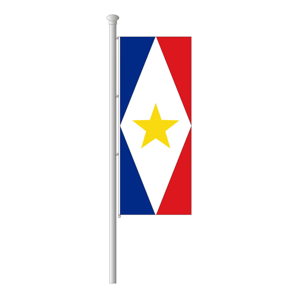 Saba Hissfahne im Hochformat