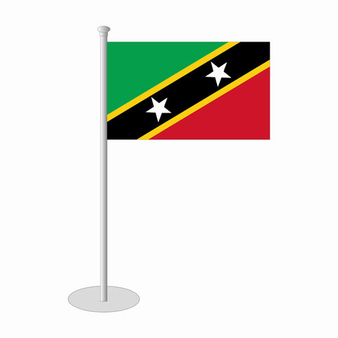 St. Kitts und Nevis Tischfähnchen