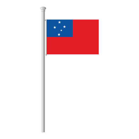Samoa Flagge Querformat