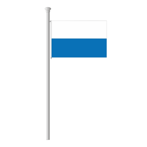 San Marino ohne Wappen Flagge Querformat