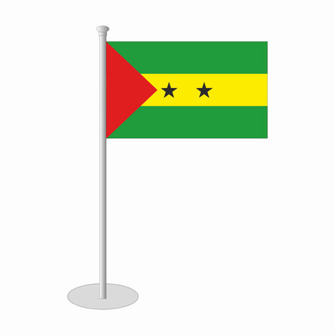 São Tomé und Principe Tischfähnchen