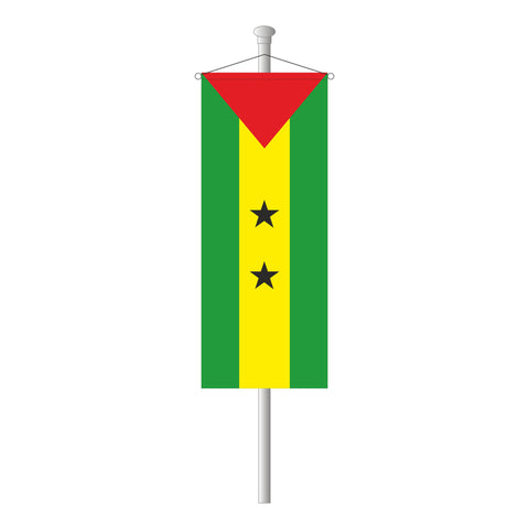 São Tomé und Principe Bannerfahne