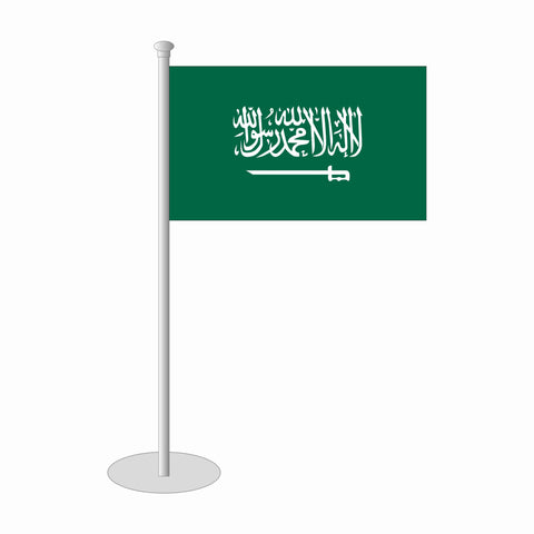 Saudi-Arabien Tischfähnchen