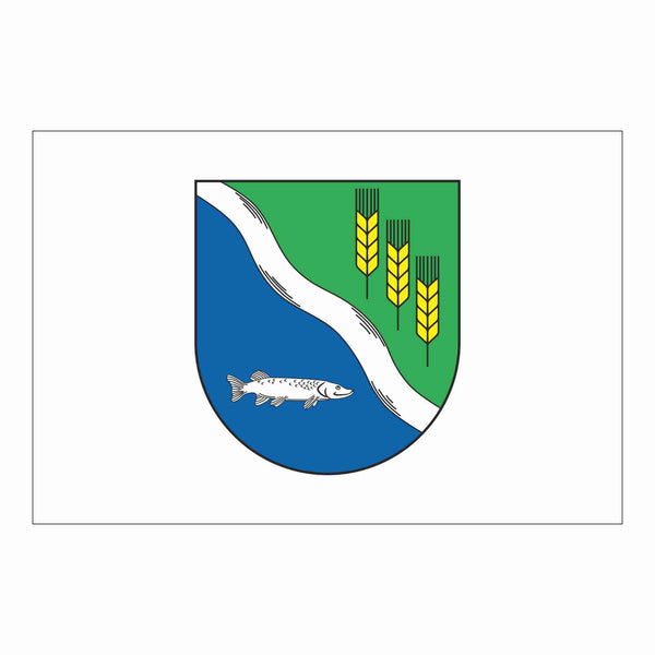 Die Gemeindefahne von Schierensee.