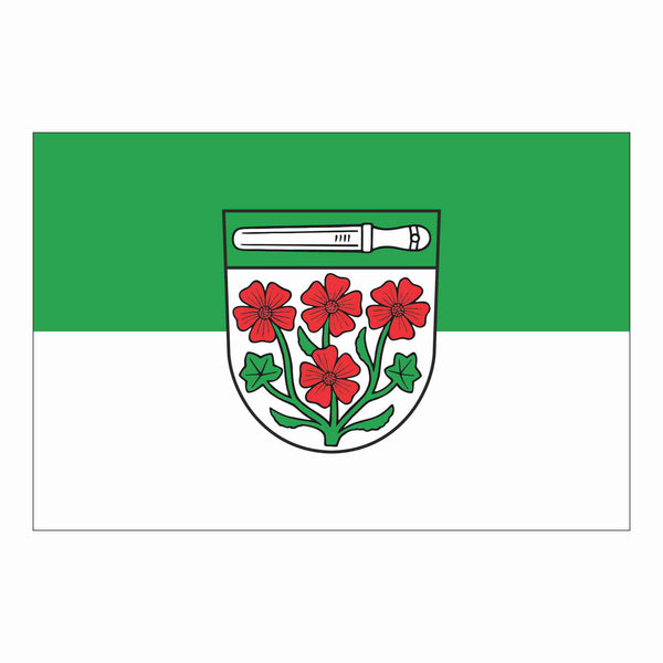 Die Gemeindefahne von Schulzendorf.