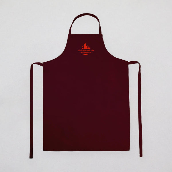 Schürze mit Latz WIR LASSEN NICHTS ANBRENNEN!