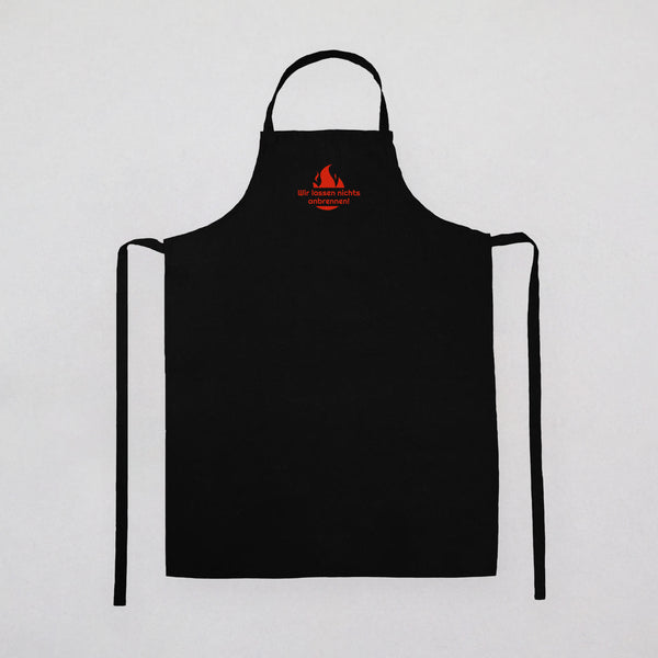 Schürze mit Latz WIR LASSEN NICHTS ANBRENNEN!