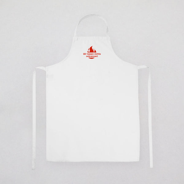 Schürze mit Latz WIR LASSEN NICHTS ANBRENNEN!