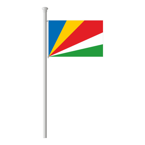 Seychellen Flagge Querformat