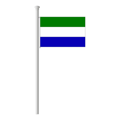 Sierra Leone Flagge Querformat