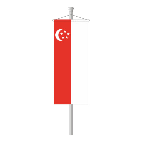 Singapur Bannerfahne