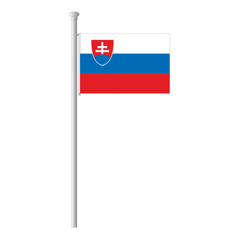 Slowakei Flagge Querformat