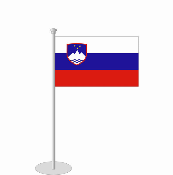 Slowenien Tischfähnchen