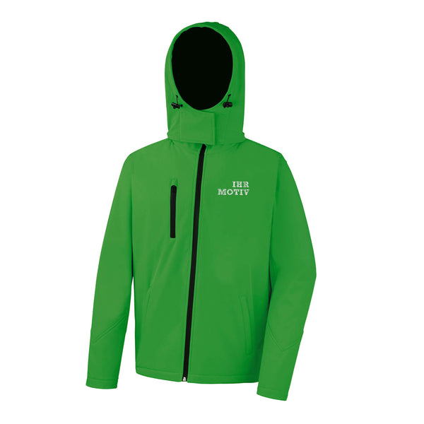 Leichte Softshelljacke für Herren mit abnehmbarer Kapuze