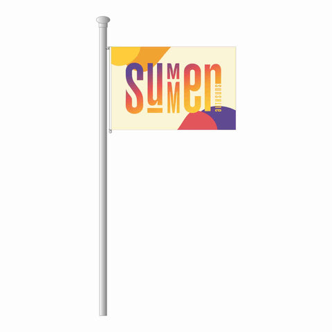 Hissflagge im Querformat "Summer Sunshine"