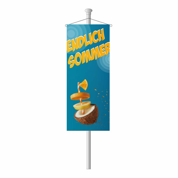 Bannerfahne "Endlich Sommer"