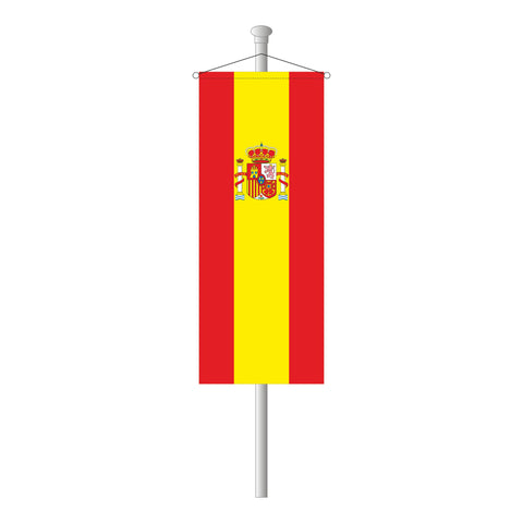 Spanien mit Wappen Bannerfahne