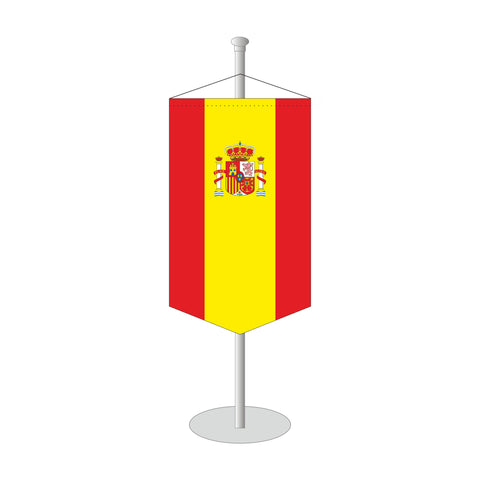Spanien mit Wappen Tischbanner