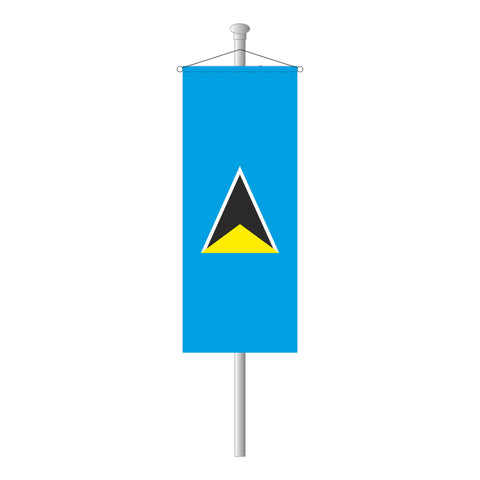 St. Lucia Bannerfahne