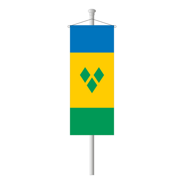 St. Vincent & Grenadines Bannerfahne