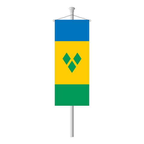 St. Vincent & Grenadines Bannerfahne