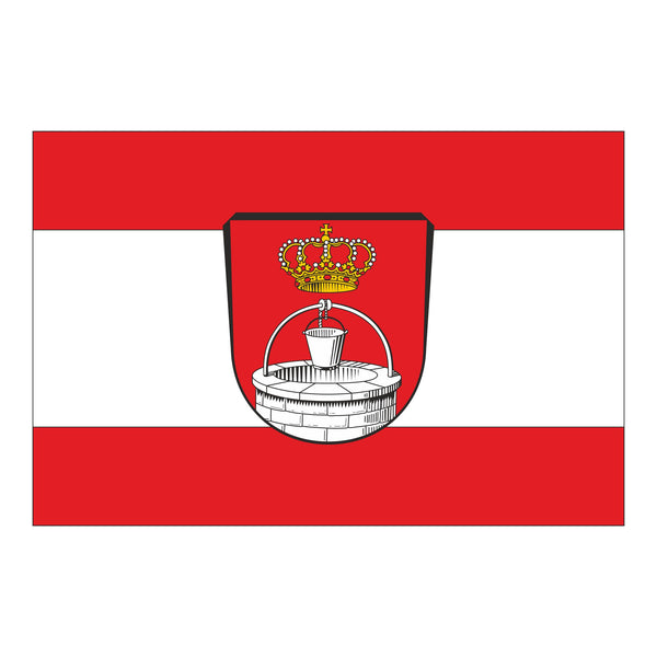 Königsbrunn, Stadt Fahne / Flagge