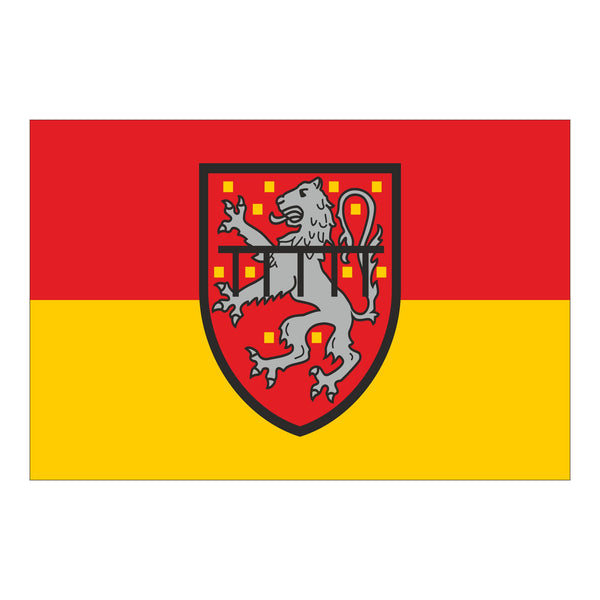 Die Fahne der Stadt Stolberg (Rheinland)