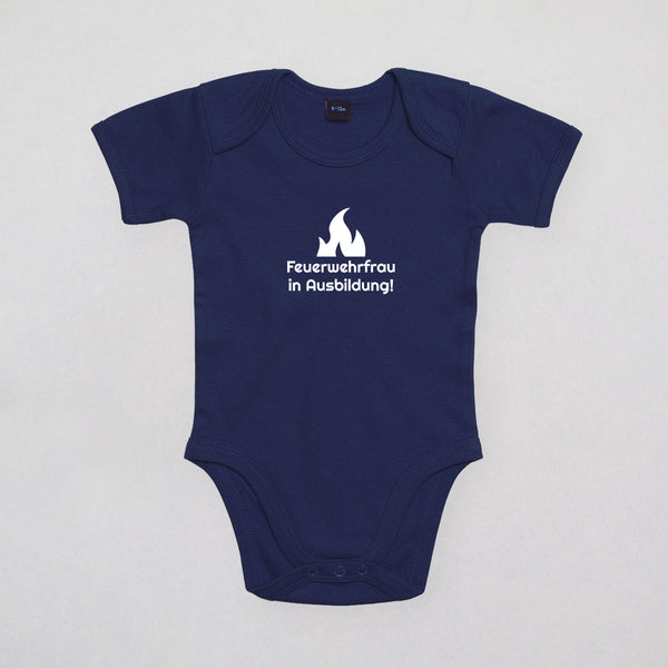 Baby Strampler - Feuerwehrfrau in Ausbildung