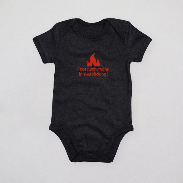 Baby Strampler - Feuerwehrmann in Ausbildung