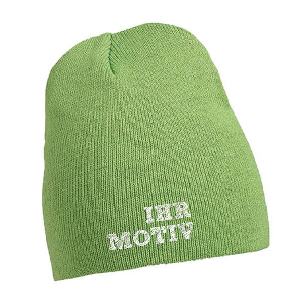 Moderne warme Strickmütze 