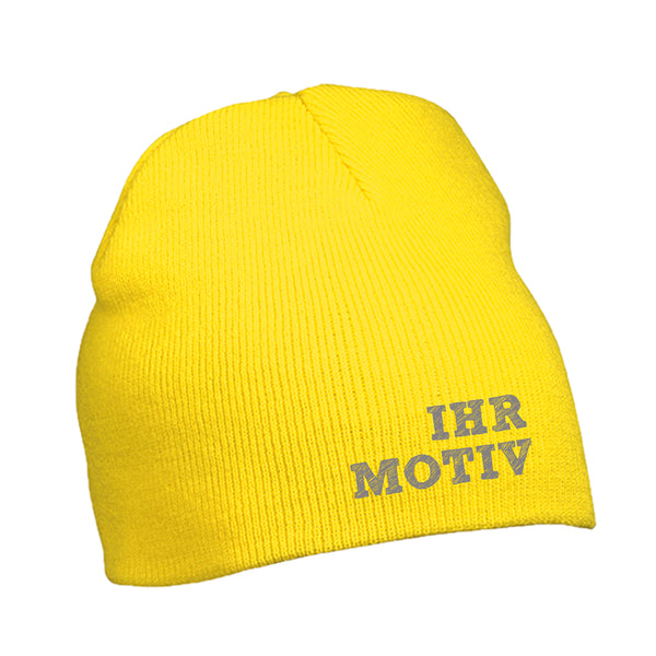 Mütze ohne Krempe mit geradem Abschluss 