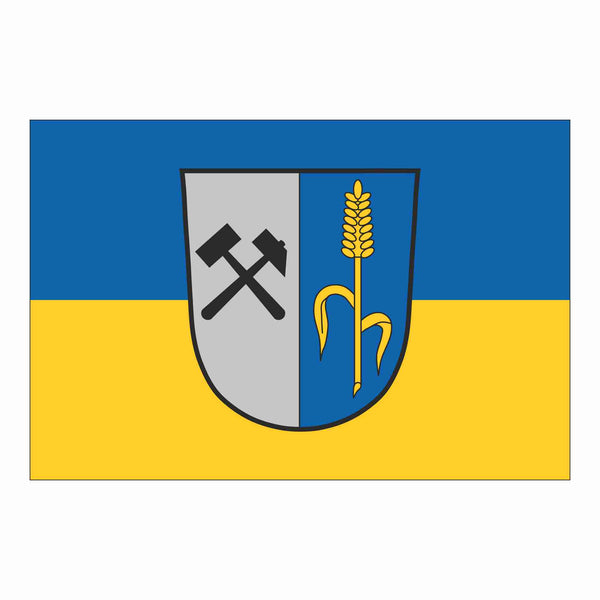 Die Fahne der Gemeinde Stulln.