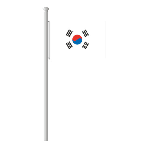Südkorea Flagge Querformat