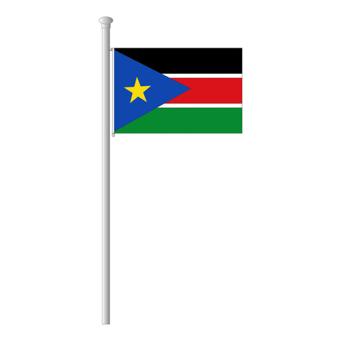 Südsudan Flagge Querformat