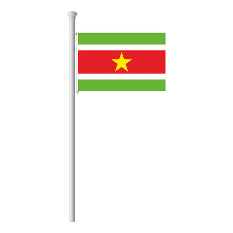 Suriname Flagge Querformat