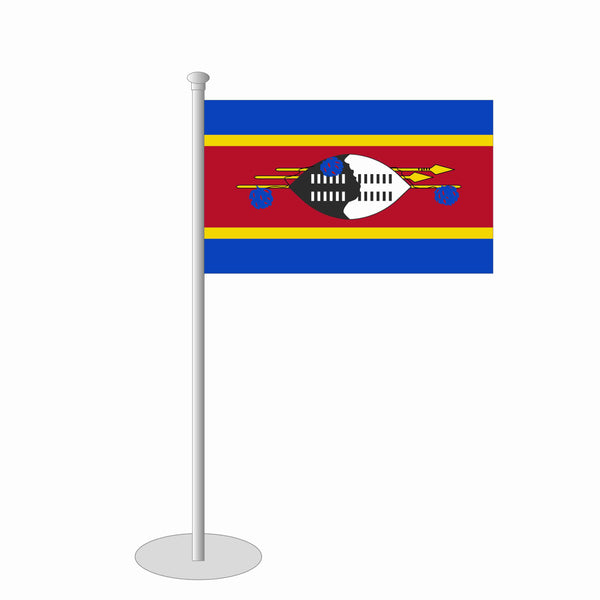 Königreich von eSwatini Tischfähnchen