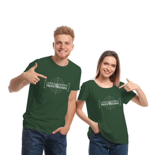 T-Shirt Damen - LERN SCHIEßEN TREFFE FREUNDE