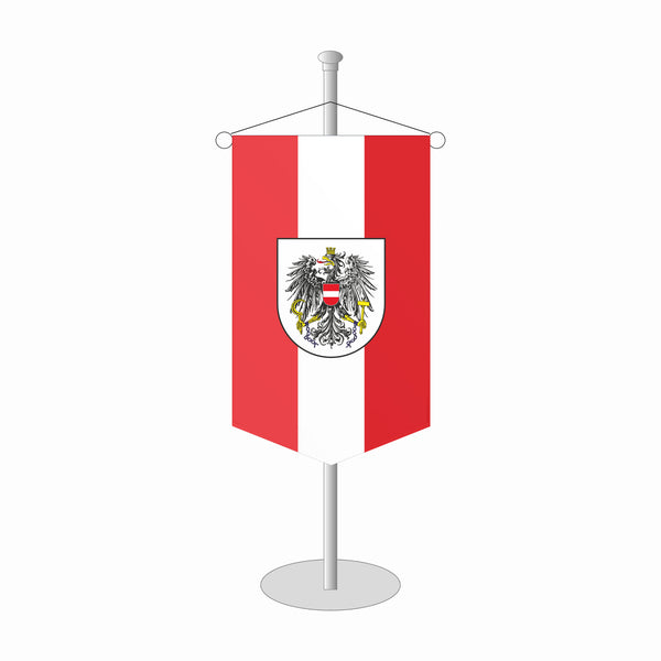 Österreich mit Wappen