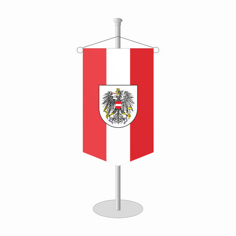 Österreich mit Wappen