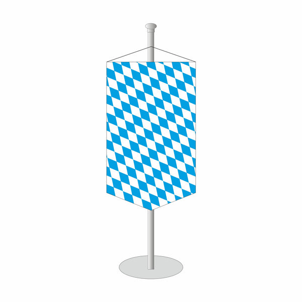 Tischbanner Bayern, bayerische Raute 