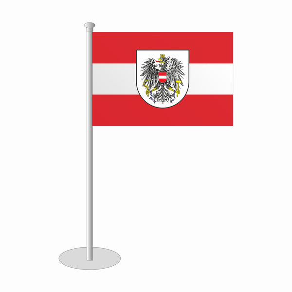 Österreich mit Wappen