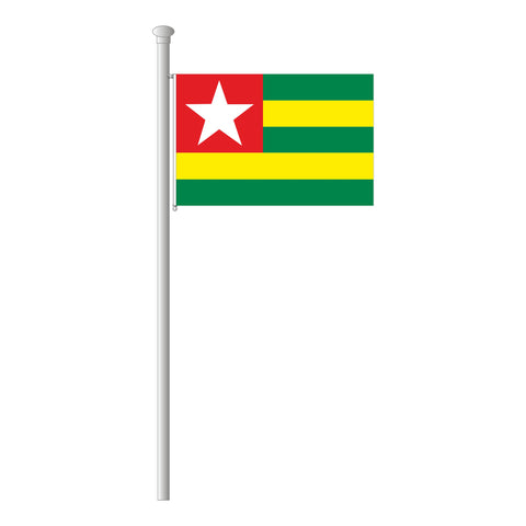 Togo Flagge Querformat
