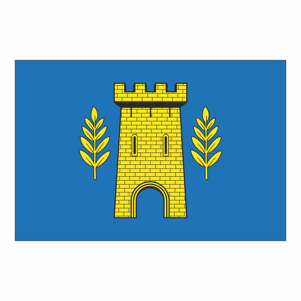 Die Fahne der Stadt Tornesch.