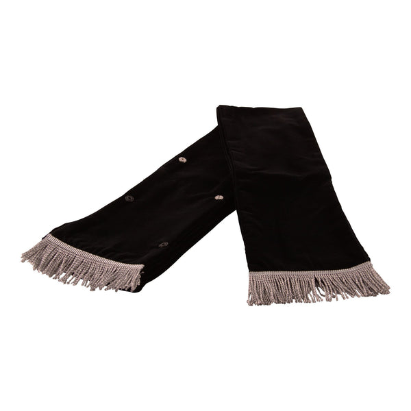 Trauerschärpe Samt schwarz